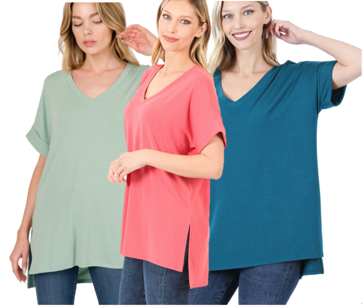 Zenana Perfect Boyfriend Tee- S-XL