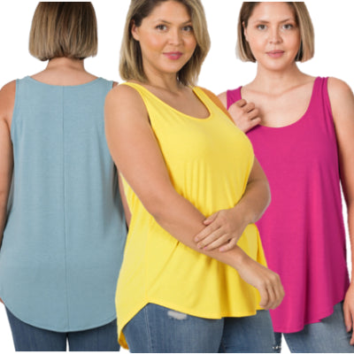 Zenana Perfect Tanktop- PLUS