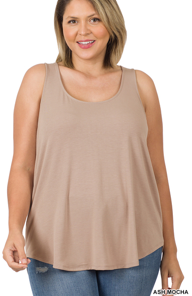 Zenana Perfect Tanktop- PLUS
