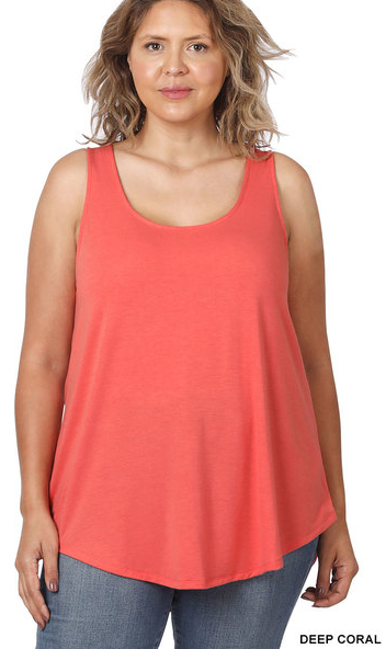 Zenana Perfect Tanktop- PLUS