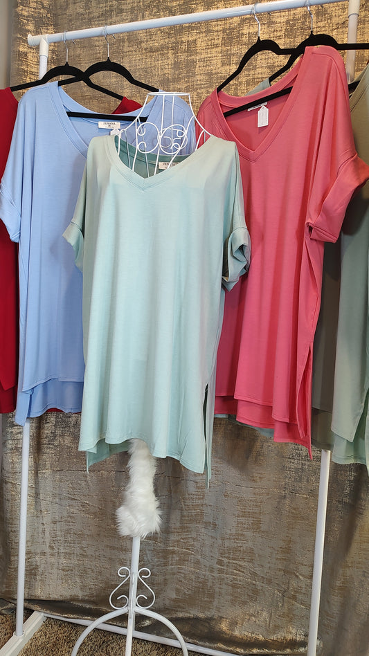 Zenana Perfect Boyfriend Tee- PLUS