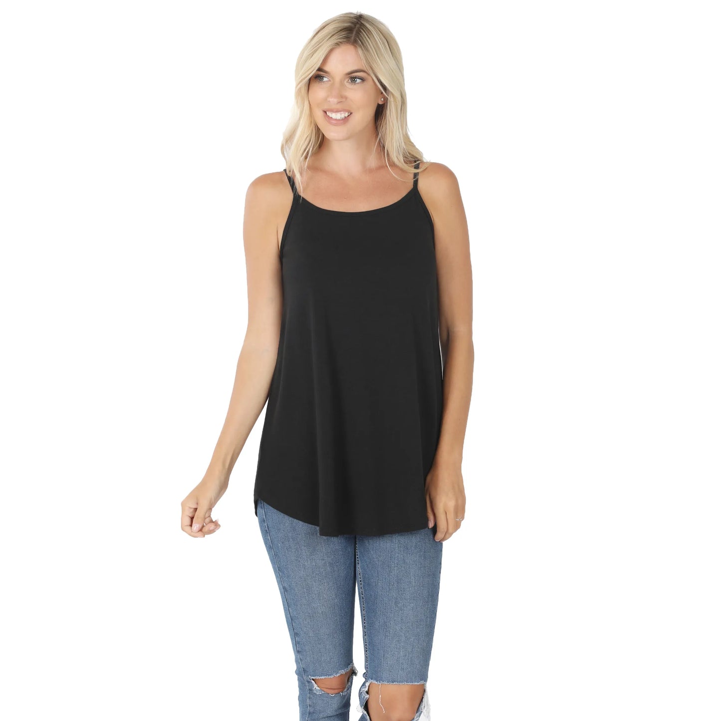 Zenana Reversible Spaghetti Cami- S-XL