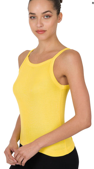 Zenana Ultra Soft Ribbed Cami- XS-XL