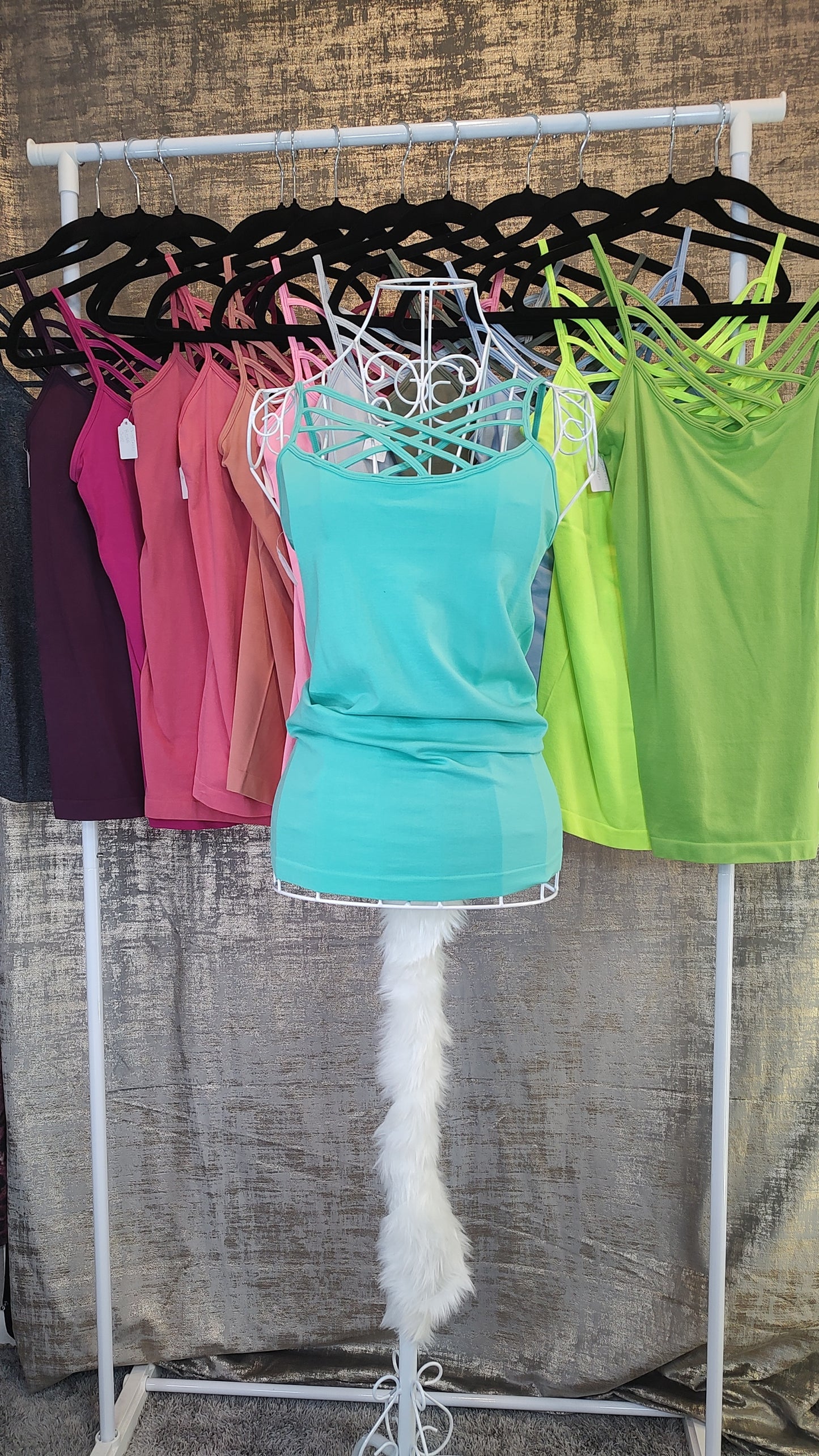 Zenana Viral Criss-Cross Cami- S-XL