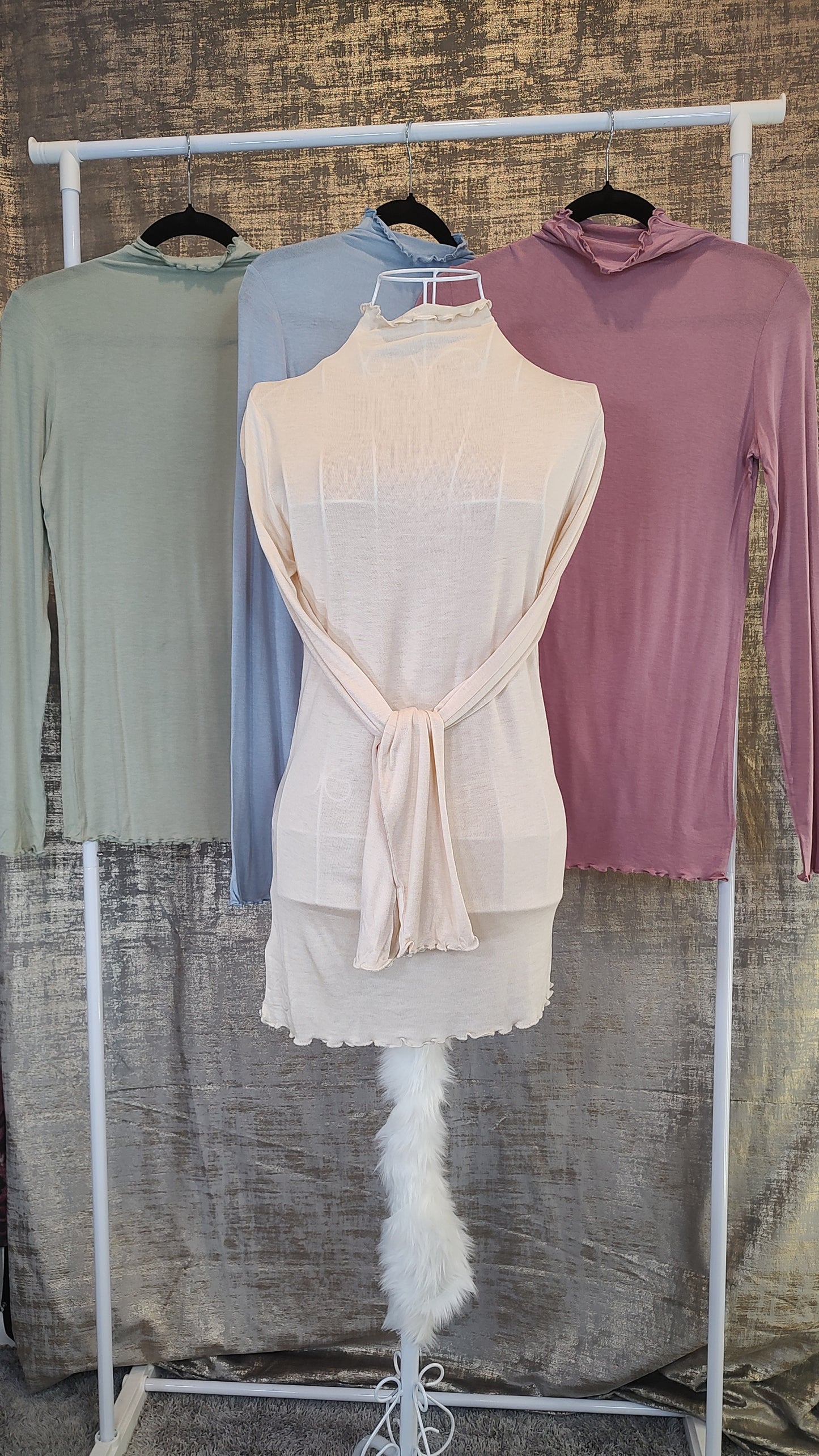 Zenana Mock neck layering top- S-XL