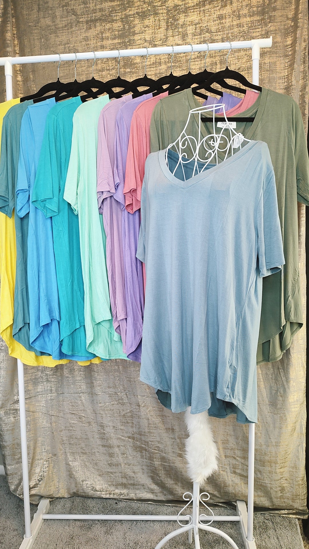 Zenana Luxe Perfect Tee- PLUS