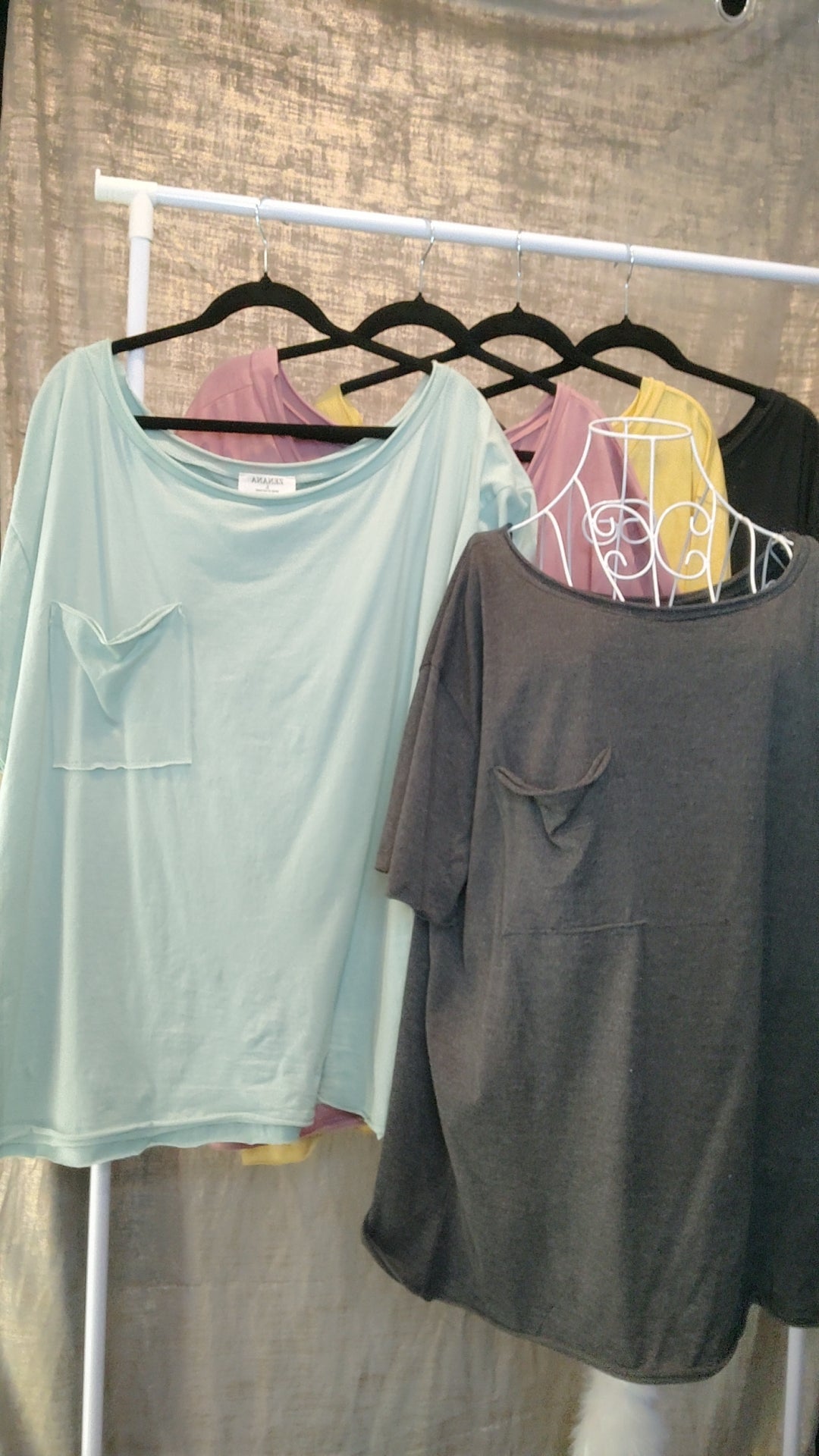 Zenana Oversized Boat Neck Tee- PLUS