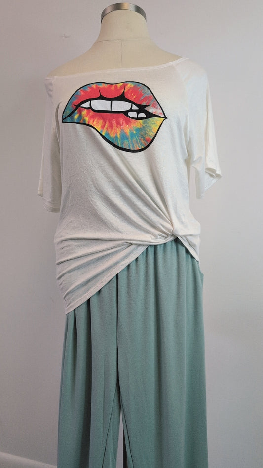 BiBi Oversized Graphic Knit Top S-XL