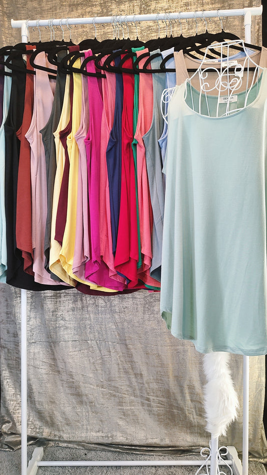 Zenana Perfect Tanktop- PLUS