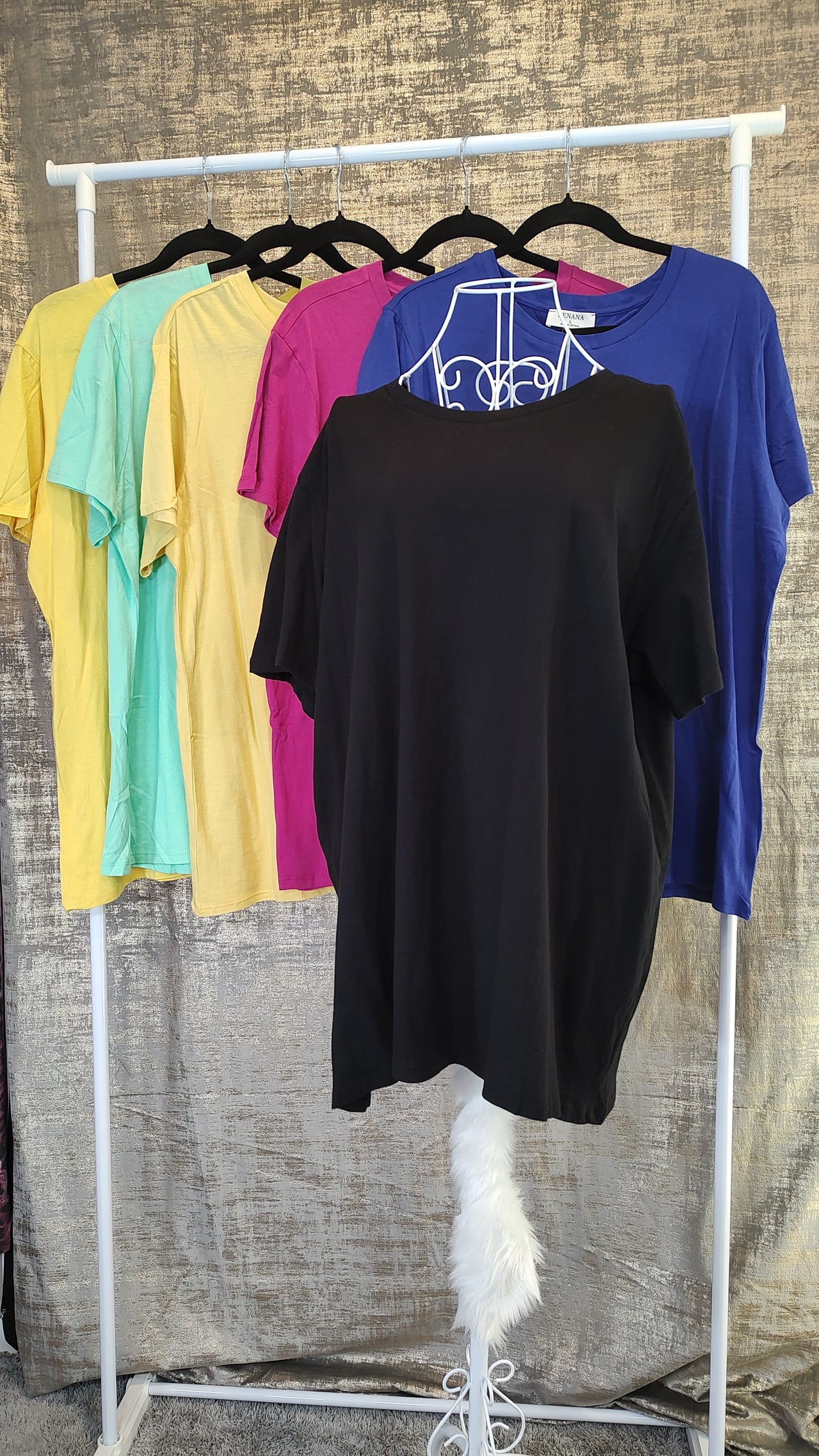 Zenana Cotton Round Neck Boyfriend Tee- S-XL