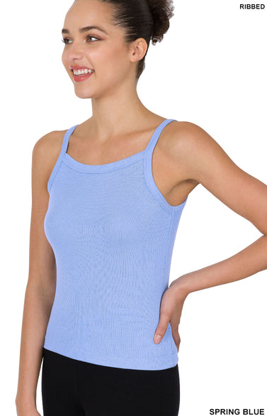 Zenana Ultra Soft Ribbed Cami- XS-XL