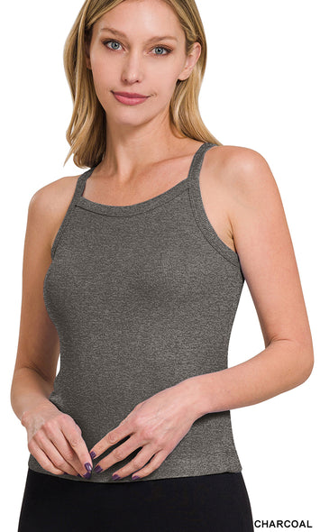 Zenana Ultra Soft Ribbed Cami- XS-XL