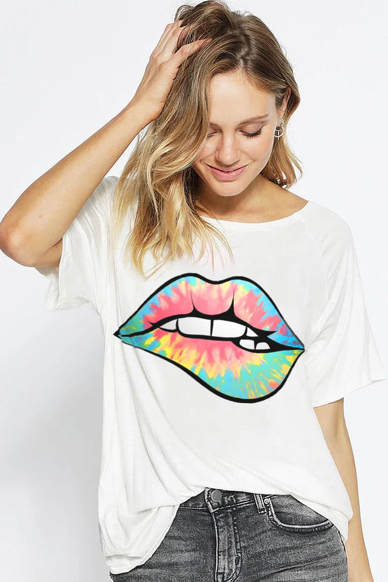 BiBi Oversized Graphic Knit Top S-XL