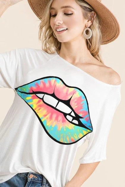 BiBi Oversized Graphic Knit Top S-XL