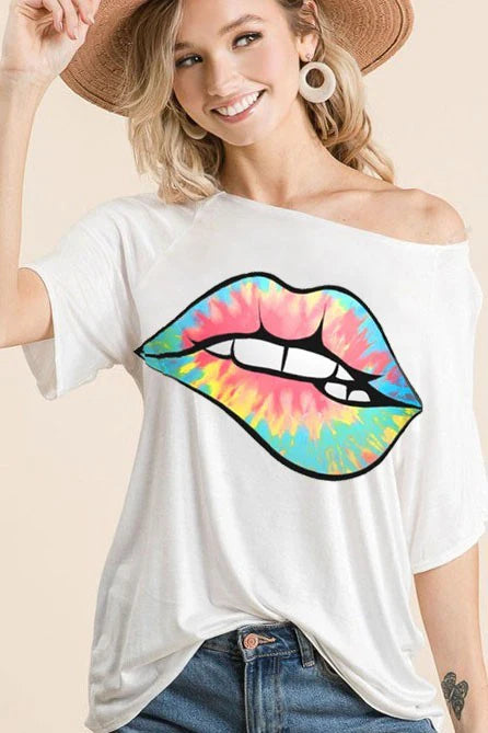 BiBi Oversized Graphic Knit Top S-XL